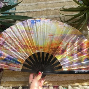 Sunflower Hand Fan