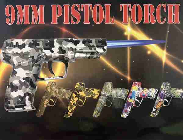 9mm Style Torch Lighter – Refillable Butane Flame Lighter