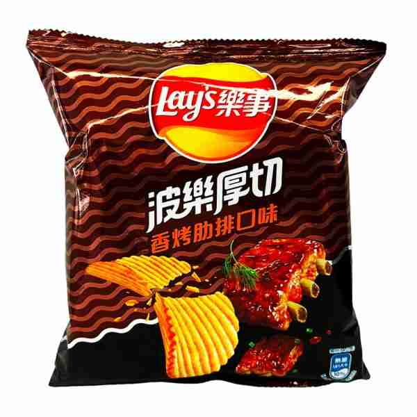 Lay’s Potato Chips – Roasted Ribs Flavor 34g (Imported, Taiwan)