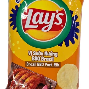 Layβs Potato Chips β Brazil BBQ Pork Rib Flavor 32g (Imported, Vietnam)