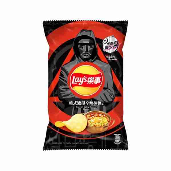 Lay's Potato Chips Spicy Korean Ramen Limited Edition "Squid Games"