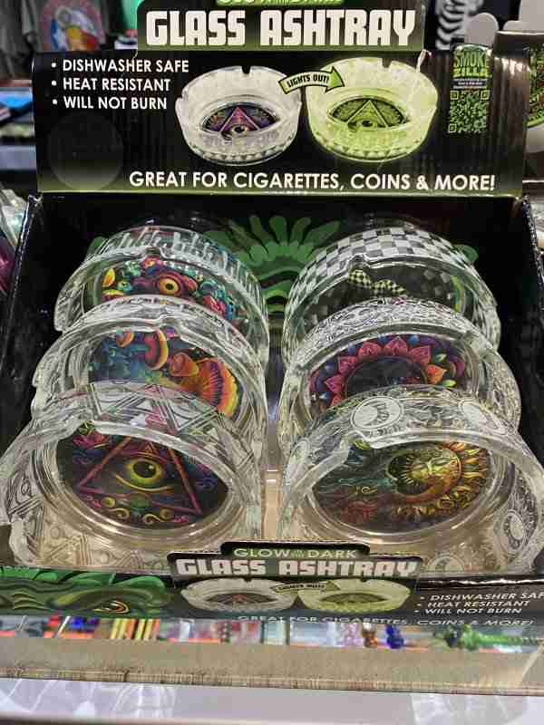 Smokezilla Glass Ashtray