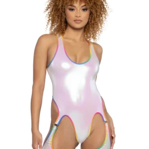 Unicorn & Rainbow Chaps Bodysuit