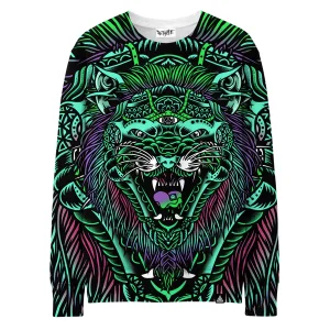 Set4Lyfe Acid Tiger All-Over Print Sweatshirt