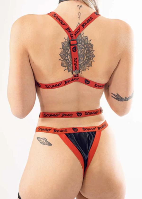Scummy Strapped Up Bikini Bottoms