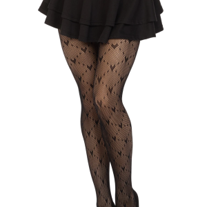 Valentina Heart Net Tights