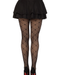 Valentina Heart Net Tights