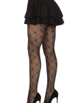 Valentina Heart Net Tights