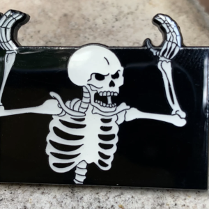 Frustrated Skeleton Pin