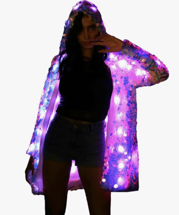 Light Up LED Sequin Jacket
