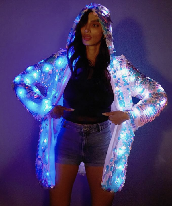 Light Up LED Sequin Jacket