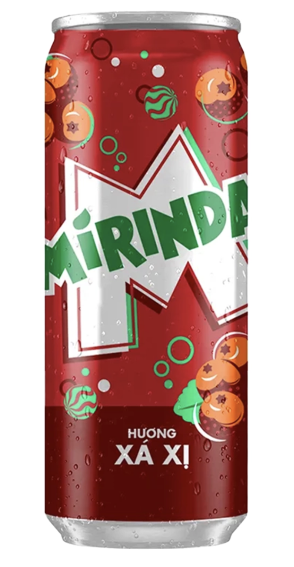 Mirinda Sarsi Soda Can - Sassafras Flavor 320 ml