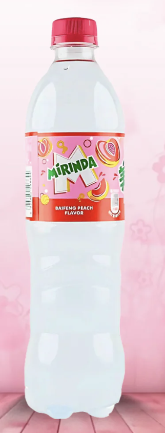 Mirinda Soda 500ml Baifeng Peach Flavor