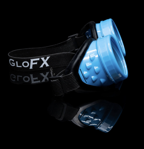 Blue Diffraction Goggles