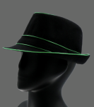 LED Flash Fedora Hat