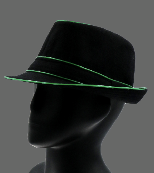 LED Flash Fedora Hat