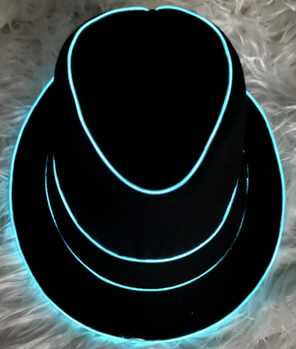 LED Flash Fedora Hat