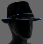 LED Flash Fedora Hat