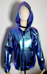 LED Metallic Shiny Hoodie