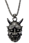 Horned Devil Face Necklace