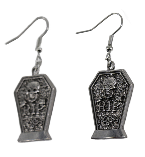 RIP Casket Earrings