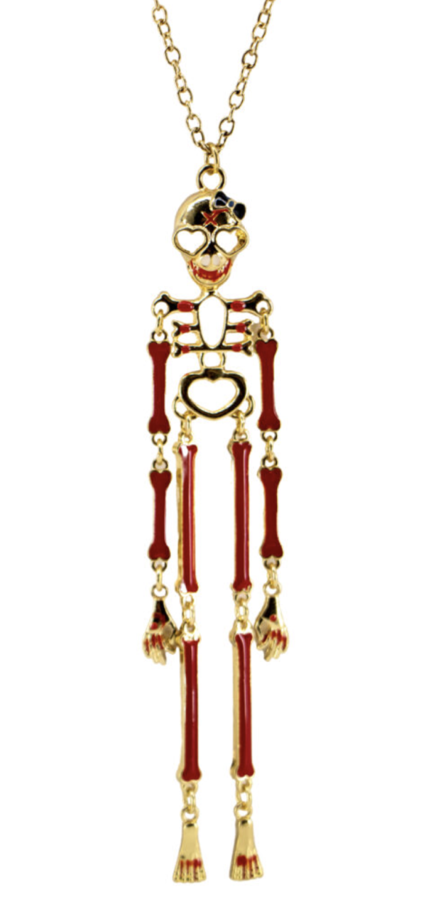 Dangling Skeleton Necklace