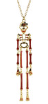Dangling Skeleton Necklace