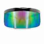GloFX Galactic Invader Sunglasses Visor – Rainbow Gradient