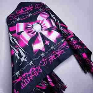 Do Not Touch Me Fringed Pashmina