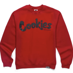 Cookies Thin Mint Fleece Crewneck - Red