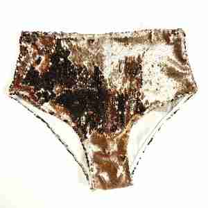 Rave Wonderland High Waist Sequin Bottoms