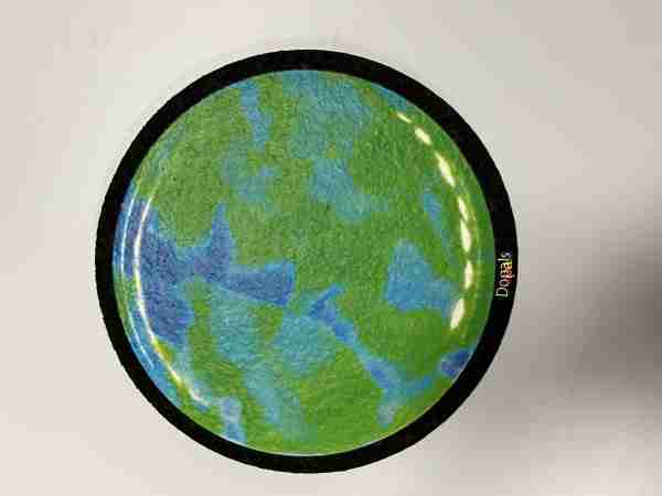 Dopals Opals UV Mood Mat Green/Blue