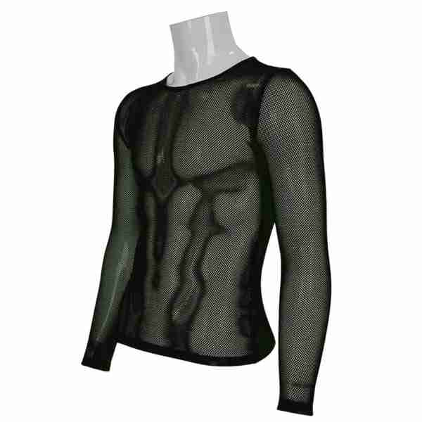 Mesh Long-Sleeves T-Shirt
