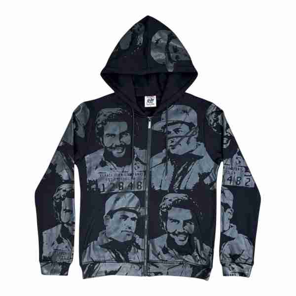 Asaali Monochrome Cartel Hoodie - Black