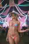 Chain Trimmed Halter Bikini Set
