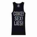Coke Sex Lies Rhinestone Tank