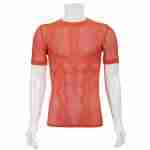 Punk Mesh Tee - Neon Orange