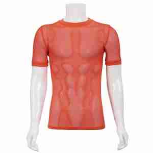 Punk Mesh Tee - Neon Orange