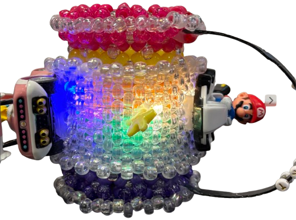 Kandi Land Essentials Light Up 3D Kandi Cuff- Mario Kart