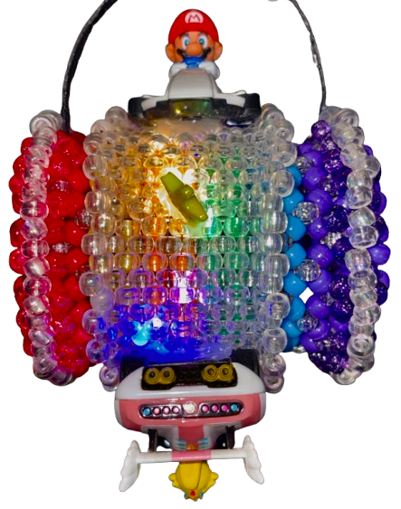 Kandi Land Essentials Light Up 3D Kandi Cuff- Mario Kart
