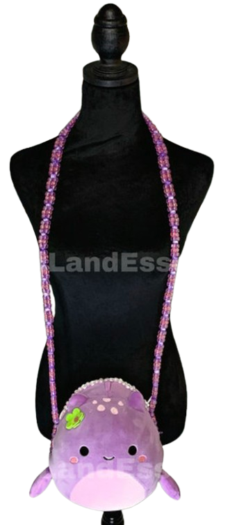 Kandi Land Essentials Large Festival Stash Bag – Beaded Strap Crossbody Bag