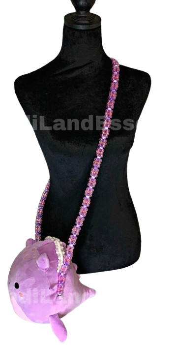 Kandi Land Essentials Large Festival Stash Bag – Beaded Strap Crossbody Bag