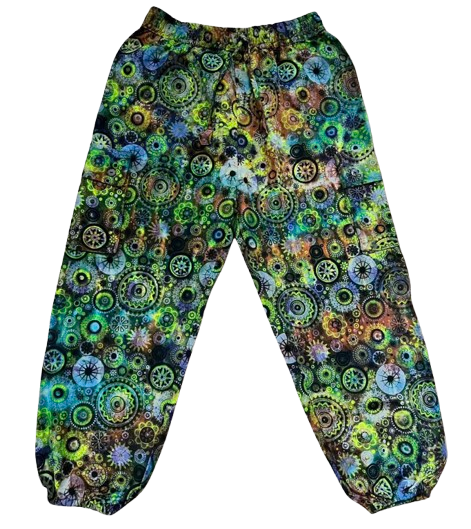 Mandala Tie Dye Chakra Pants – Festival Boho Lounge Pants