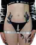 Screamo Thong Bottoms & Garter