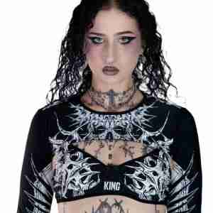 Sullivan King Atonement Bikini Top & Mesh Cover Up