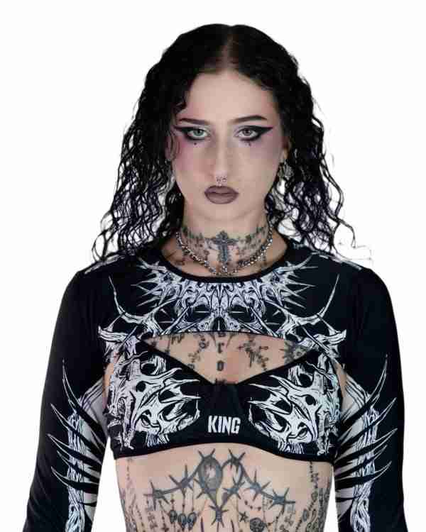 Sullivan King Atonement Bikini Top & Mesh Cover Up