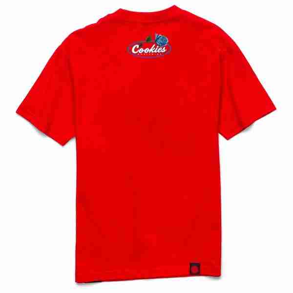Cookies Love Graphic Tee – Red Streetwear T-Shirt
