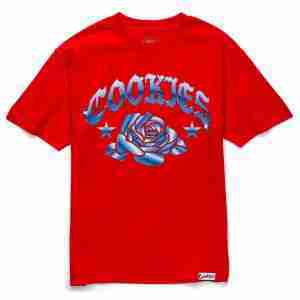Cookies Love Graphic Tee – Red Streetwear T-Shirt