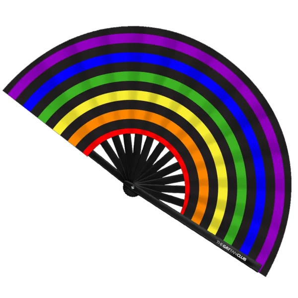 Electric UV Reactive Rave Rainbow Fan
