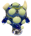 Crysis Designs Blue Gloomer Puffco Pivot Top